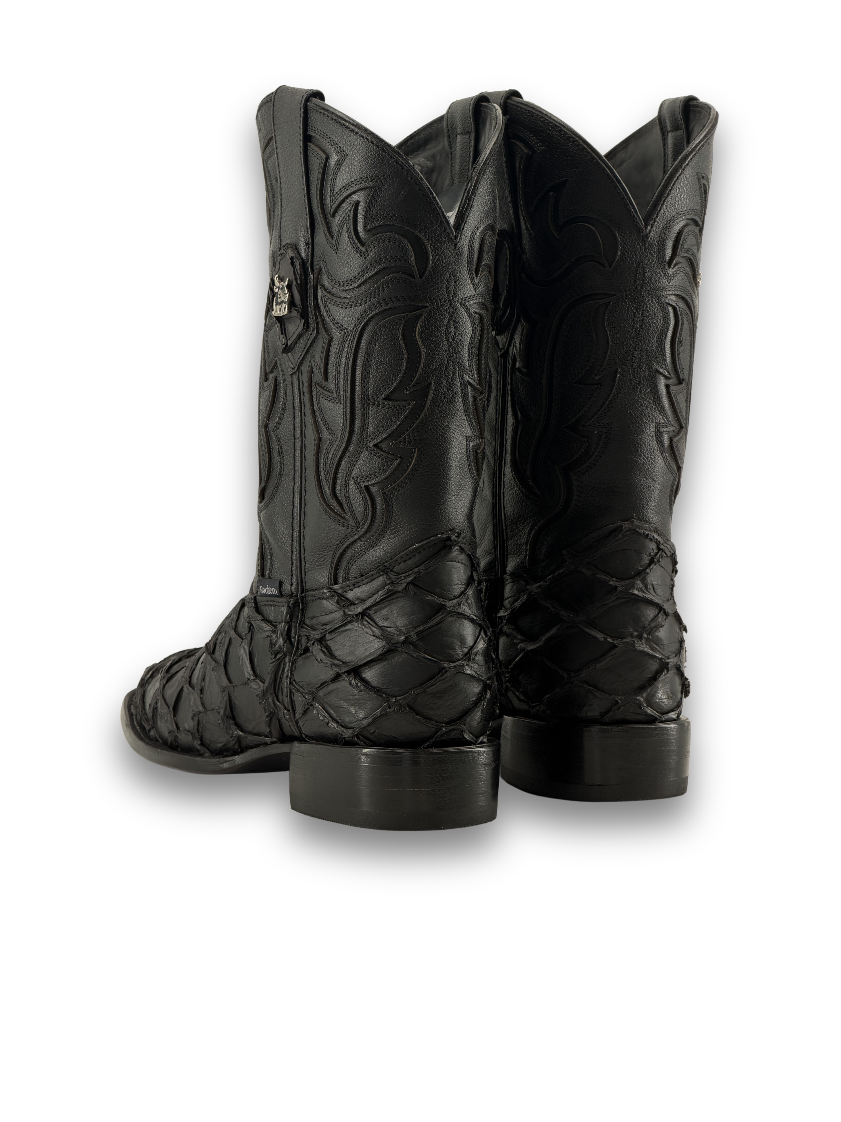 Bruce Shelby Pirarucu Square Toe Cowboy Boot