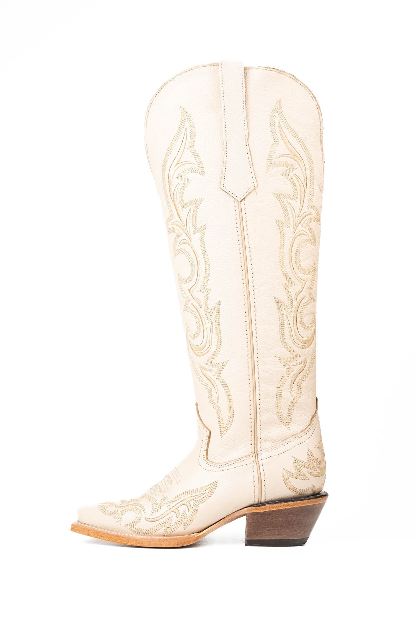 Jenny Tall Wide Calf Snip Toe Cowgirl Boot
